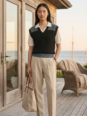 UNIQLO x MARNI Popcorn Knit V-Neck Sweater Vest - XS
